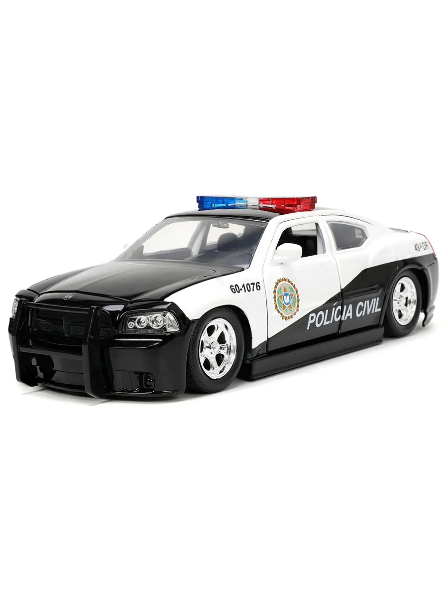 Машинка Форсаж 1:24 2006 Dodge Charger, Fast 5, Police Car