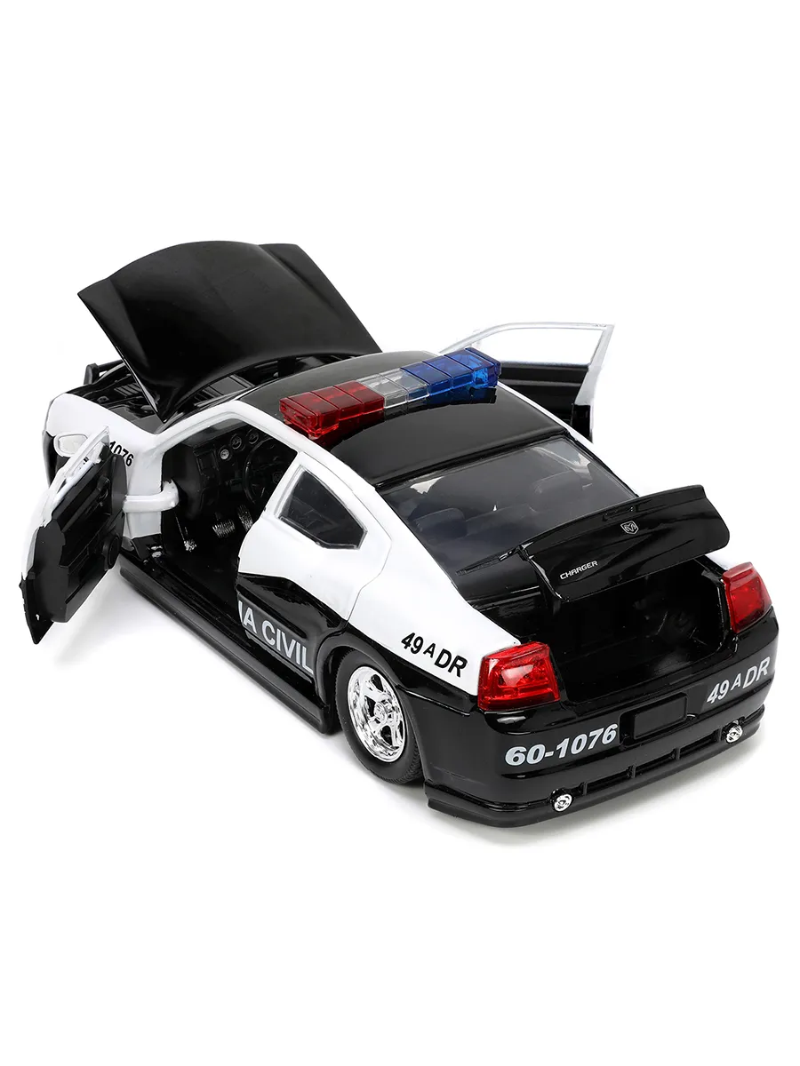 Машинка Форсаж 1:24 2006 Dodge Charger, Fast 5, Police Car