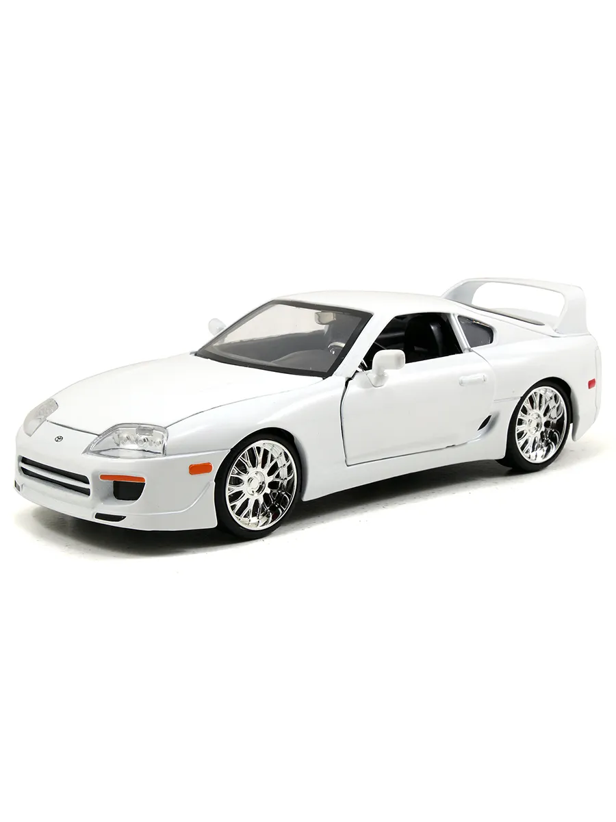 Модель Машинки Форсаж 1:24 1995 Toyota Supra-White Модель Машинки Форсаж 1:24 1995 Toyota Supra-White