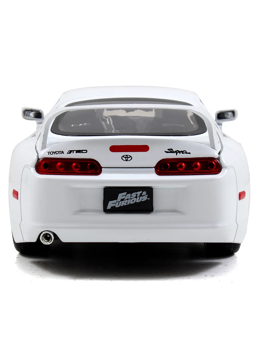 Модель Машинки Форсаж 1:24 1995 Toyota Supra-White Модель Машинки Форсаж 1:24 1995 Toyota Supra-White