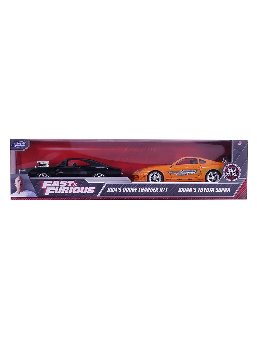 Набор Jada Форсаж 1:32 1970 Dodge Charger1995 Toyota Supra
