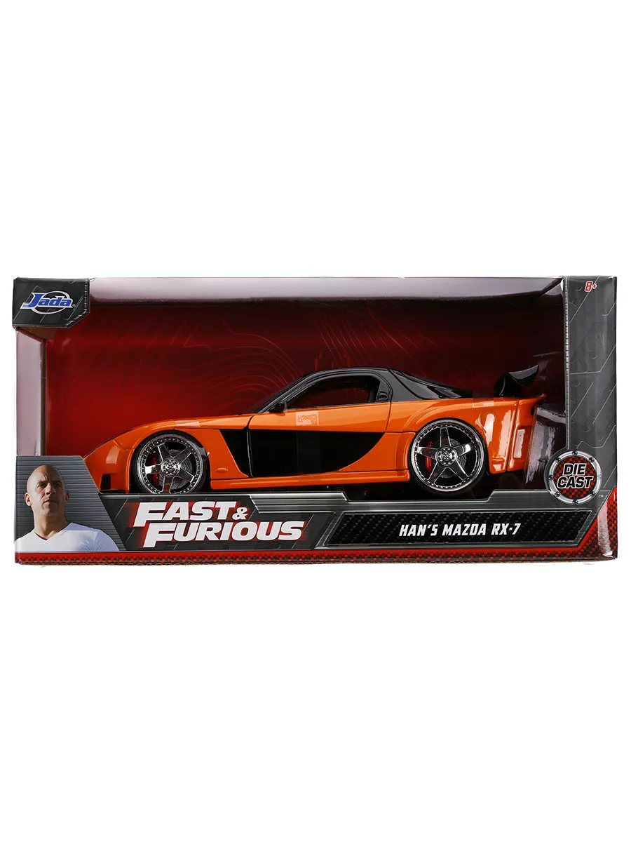 Модель Машинки Форсаж 1:24 Han's Mazda RX-7 0801310307328 Модель Машинки Форсаж 1:24 Han's Mazda RX-7 0801310307328