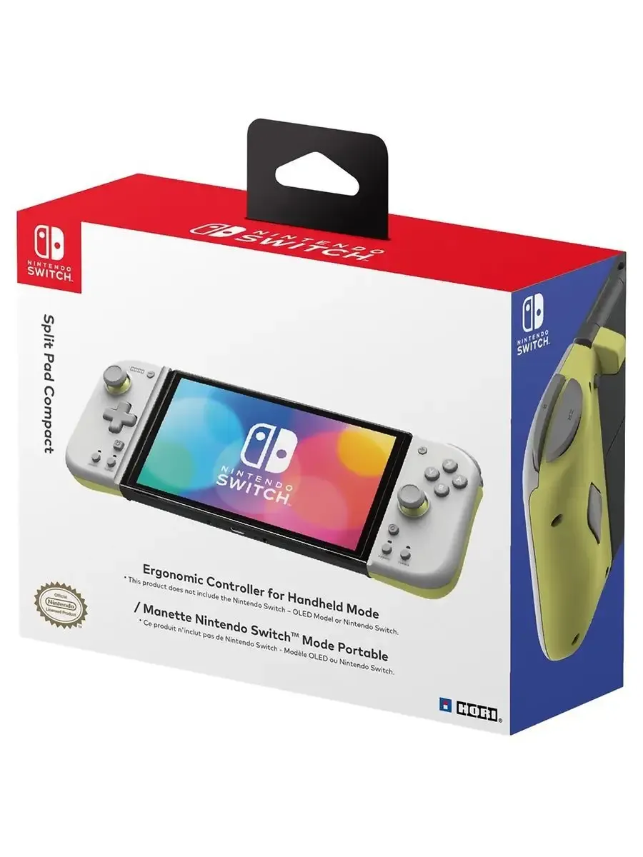 Контроллеры Hori Split Pad Compact (Grey/Yellow) для Switch Контроллеры Hori Split Pad Compact (Grey/Yellow) для Switch