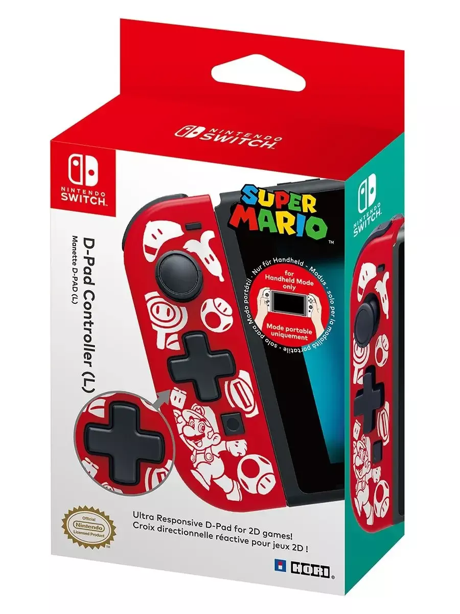 D-PAD контроллер (Super Mario) (L) для Switch (NSW-151U) D-PAD контроллер (Super Mario) (L) для Switch (NSW-151U)