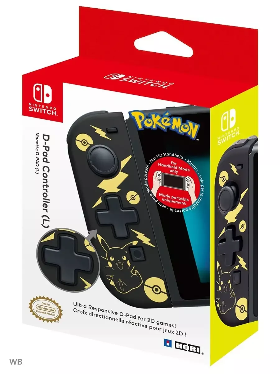 D-PAD контроллер (Pikachu) (L) для консоли Switch (NSW-297U) D-PAD контроллер (Pikachu) (L) для консоли Switch (NSW-297U)