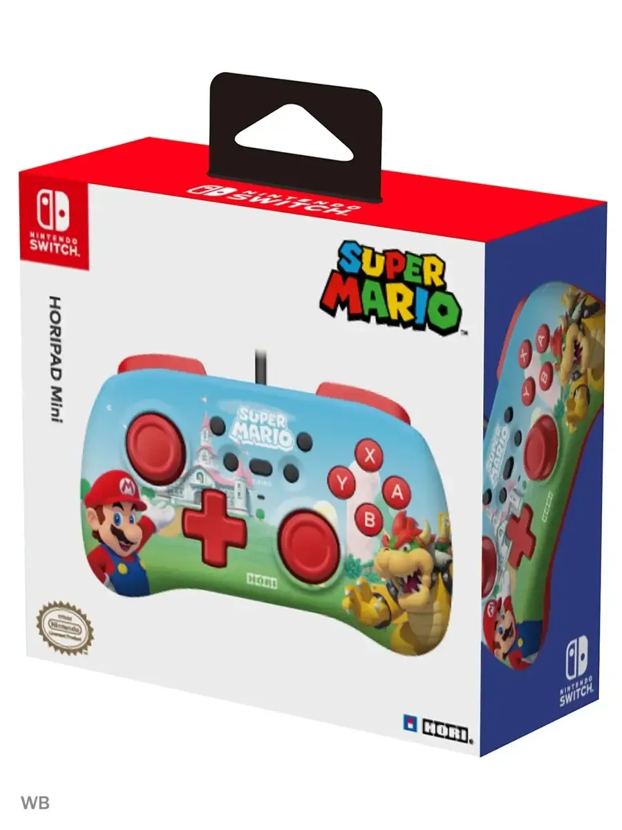 Геймпад HORIPAD Mini (Super Mario) для Switch (NSW-276U)
