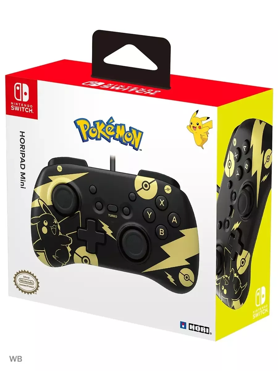 Геймпад HORIPAD Mini (Pikachu) для Switch (NSW-289U) Геймпад HORIPAD Mini (Pikachu) для Switch (NSW-289U)