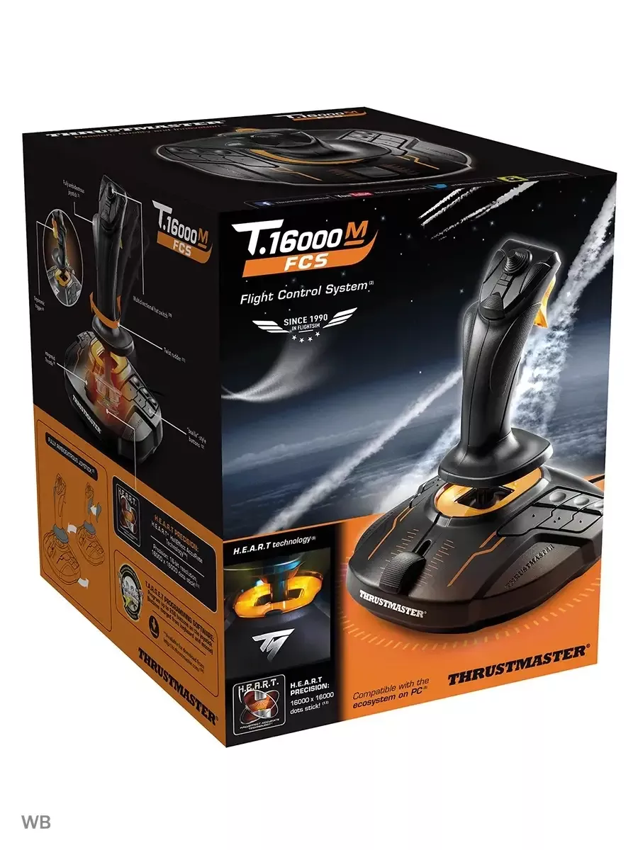Джойстик Thrustmaster T-16000M FCS ,PC/бонус WarThunder