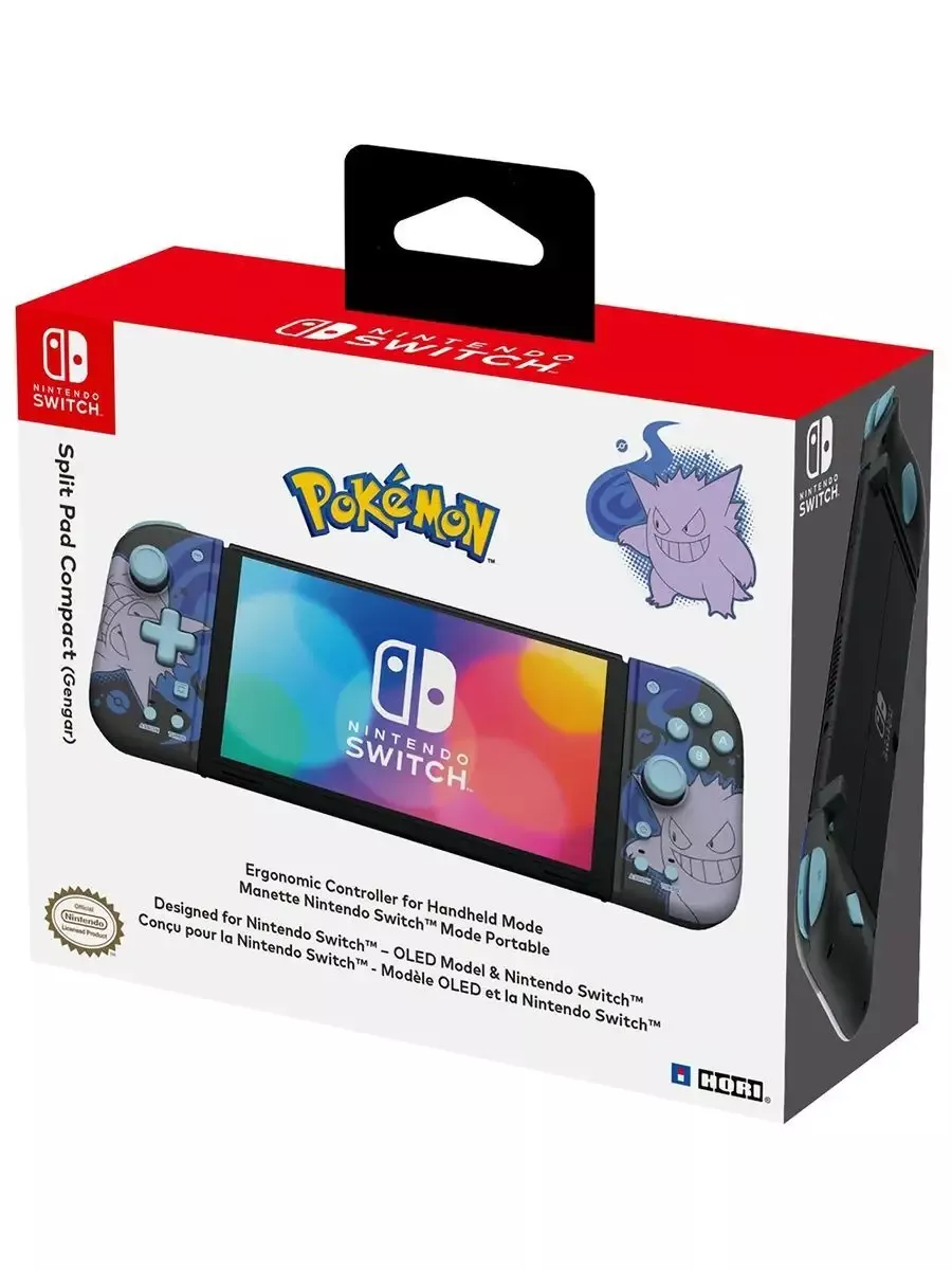 Контроллеры Hori Split Pad Compact (Gengar) для Switch Контроллеры Hori Split Pad Compact (Gengar) для Switch