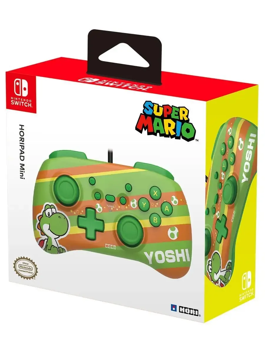 Геймпад HORIPAD Mini (YOSHI) для консоли Switch (NSW-368U)