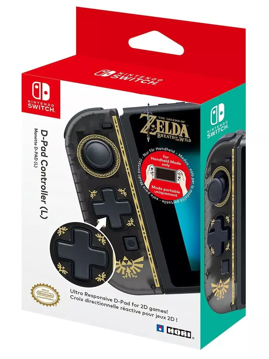 D-PAD контроллер (Zelda) (L) для консоли Switch (NSW-119E) D-PAD контроллер (Zelda) (L) для консоли Switch (NSW-119E)