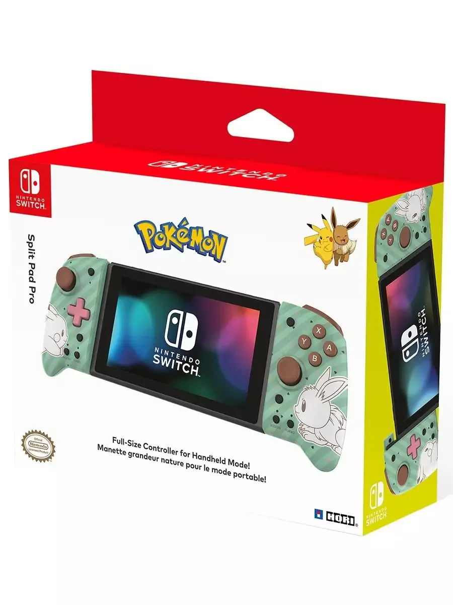 Контроллеры Hori Split pad pro (Pikachu & Eevee) для Switch Контроллеры Hori Split pad pro (Pikachu & Eevee) для Switch