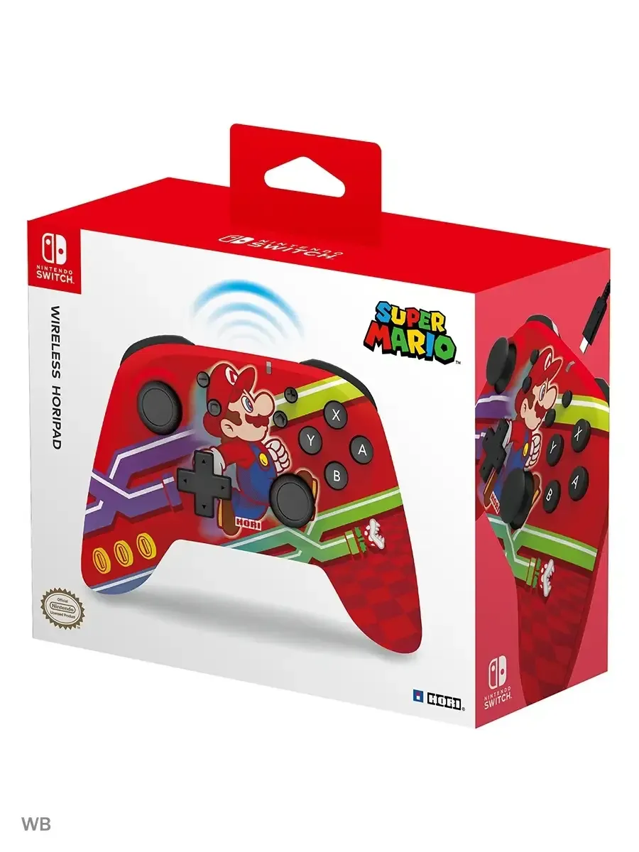 Геймпад Hori Wireless Horipad Super Mario для Switch Геймпад Hori Wireless Horipad Super Mario для Switch