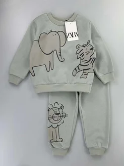 Спортивный костюм детский с начесом Lesa kids 266397916 купить за 1 958 ₽ в интернет-магазине Wildberries