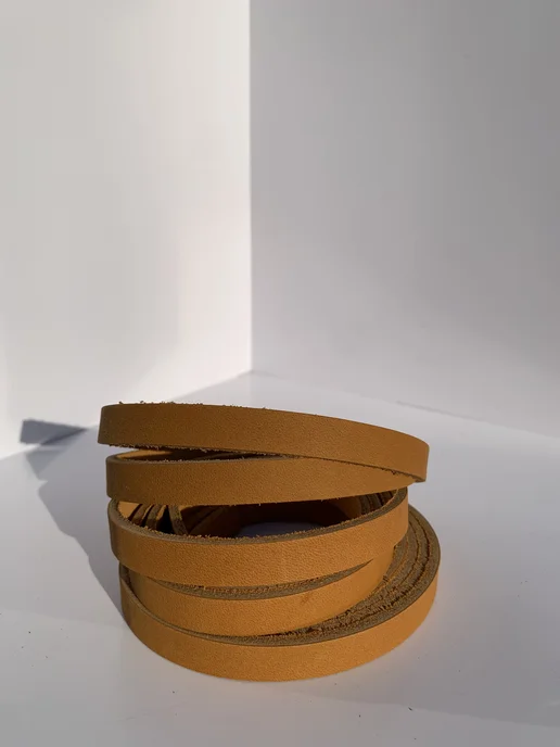 RATMOS.Leather Полоска из натуральной кожи лента 15 мм 2 шт 120+ см, 2 шт, фото 3
