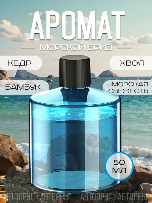 Autovibe Ароматизатор в машину жидкость автопарфюм, голубой