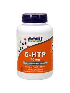 Нау 5 - гидрокситриптофан 5-htp, 5 хтп, 50 mg 180 капсул