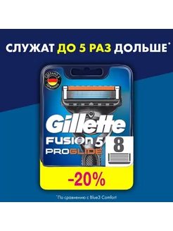 Сменные кассеты для бритья Gillette Fusion5 ProGlide 8 шт