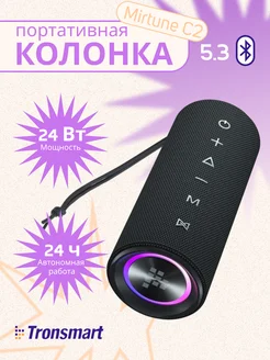 Портативная колонка Mirtune C2 24Вт беспроводная блютуз Tronsmart 266562192 купить за 3 310 ₽ в интернет-магазине Wildberries