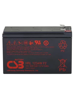 Аккумулятор CSB HRL1234W 12V 9Ah F2 FR