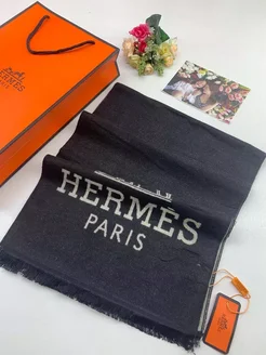 Брендовый теплый шарф Hermes 266599232 купить за 940 ₽ в интернет-магазине Wildberries