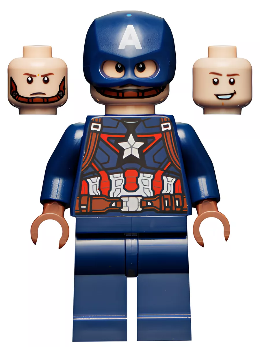 Lego Super Heroes Captain America Dark Blue. LEGO 266611419 867 Wildberries