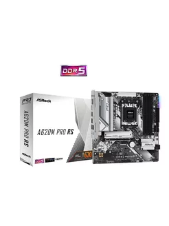 Материнская плата Asrock A620M PRO RS 4x DDR5 mATX ASRock 266635645 купить за 15 162 ₽ в интернет-магазине Wildberries