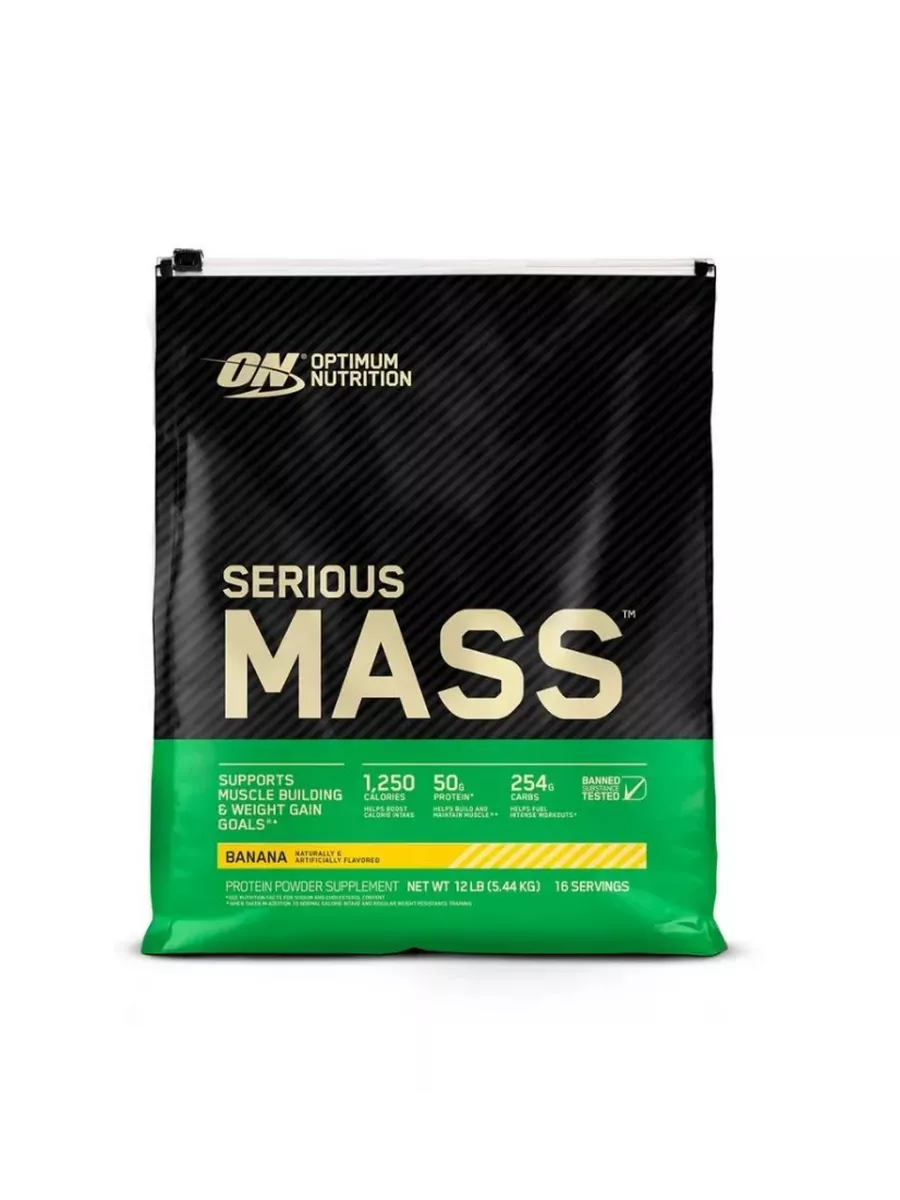 Гейнер Serious Mass (5,44 кг) Банан