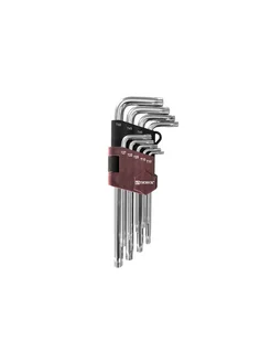 Набор ключей torx Г-образных Т10-T50 9 пр