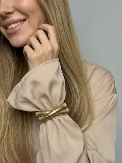 Браслет на руку золотистый