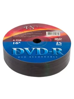 Диск VS DVD-R 4 7 GB 16x Shrink 25