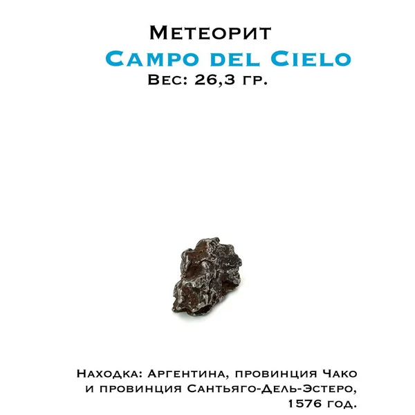Коллекционный образец метеорит Кампо Дель Сьело