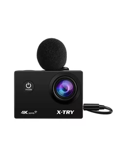 Экшн-камера X-TRY XTC180 EMR 4K WiFi черный