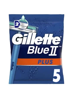 Бритвы одноразовые Gillette Blue2 Plus 2 лезвия фиксир гол