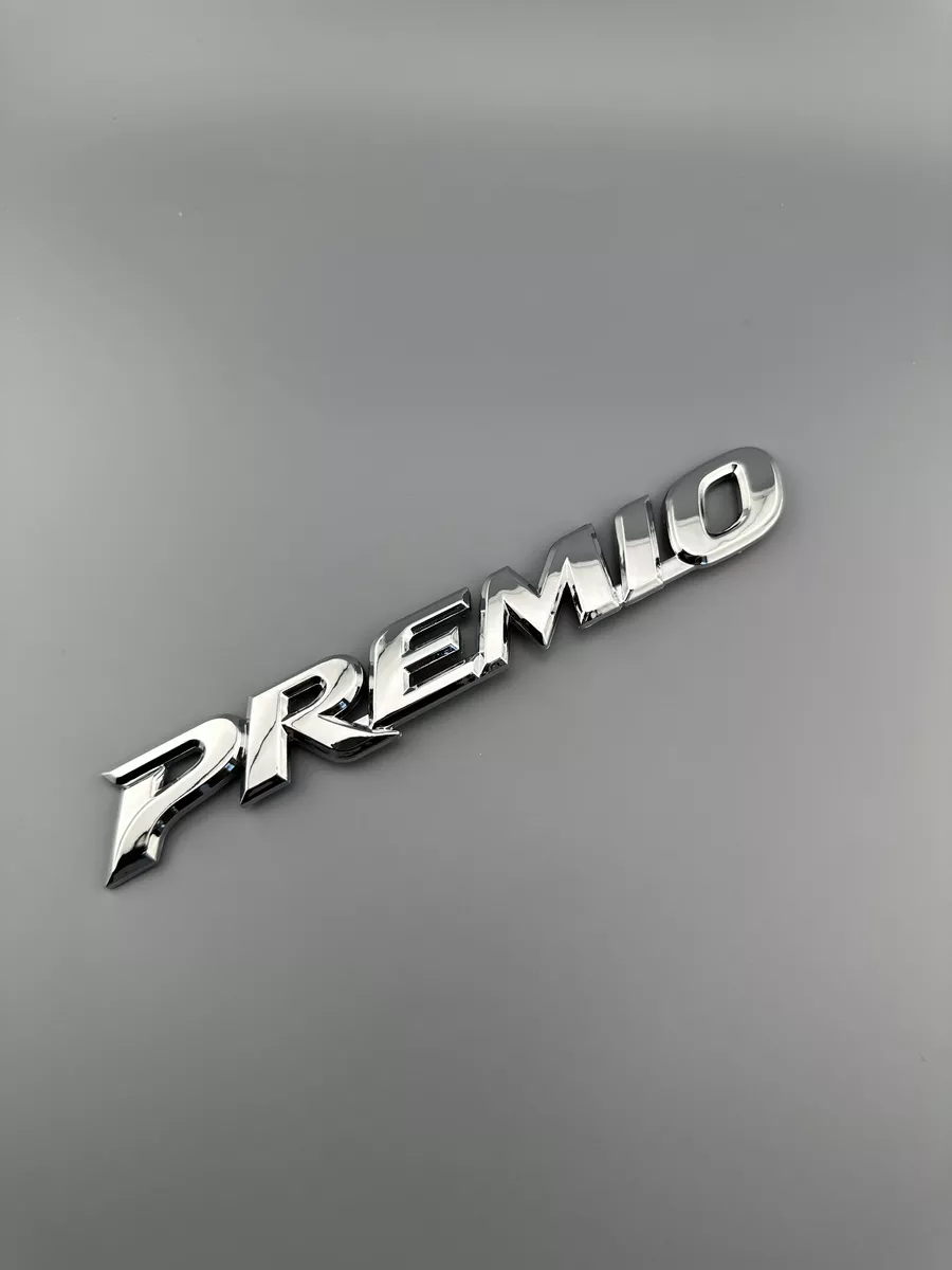 Шильдик на авто Toyota PREMIO длина 17,5см