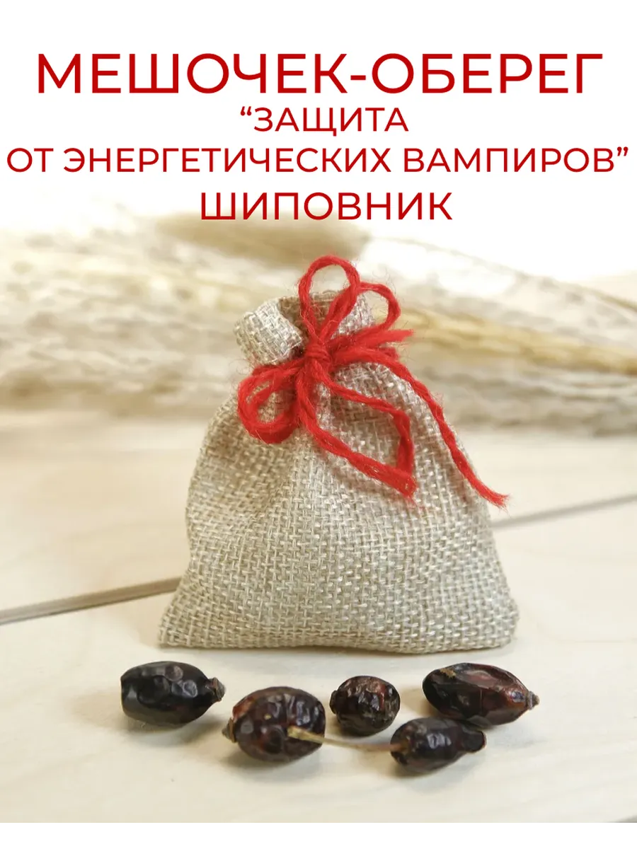 Оберег «Защита от энергетических вампиров» - Шиповник
