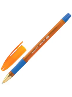 Ручка шариковая масляная с грипом BRAUBERG Model-XL ORANGE