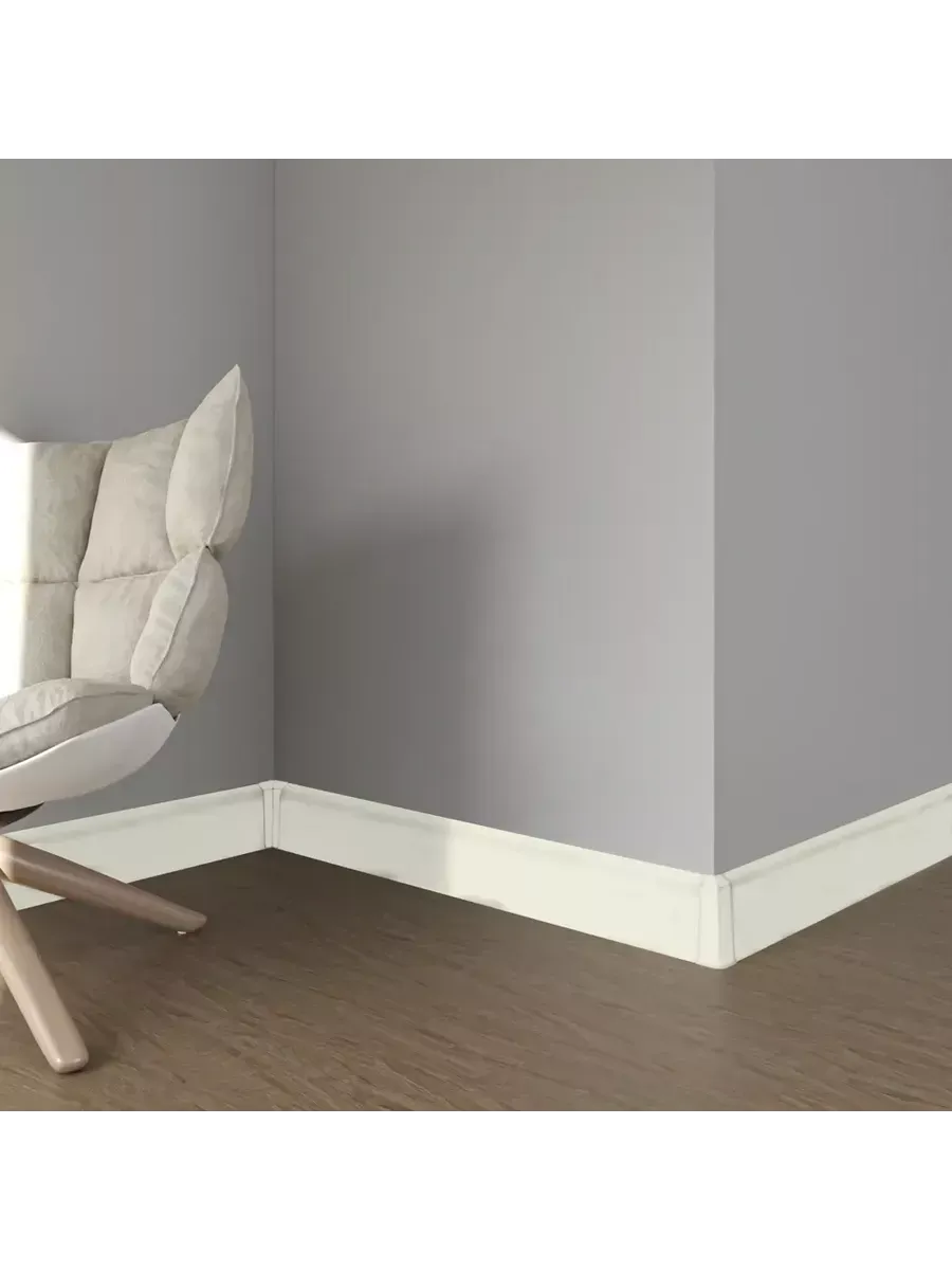 Краска для плинтуса,белая матовая фото 6