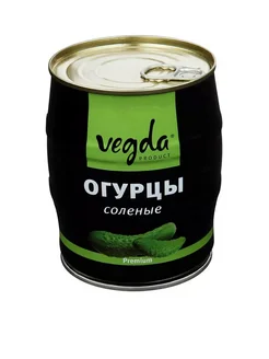 Огурцы соленые в ж б 580г Vegda 267142508 купить за 324 ₽ в интернет-магазине Wildberries