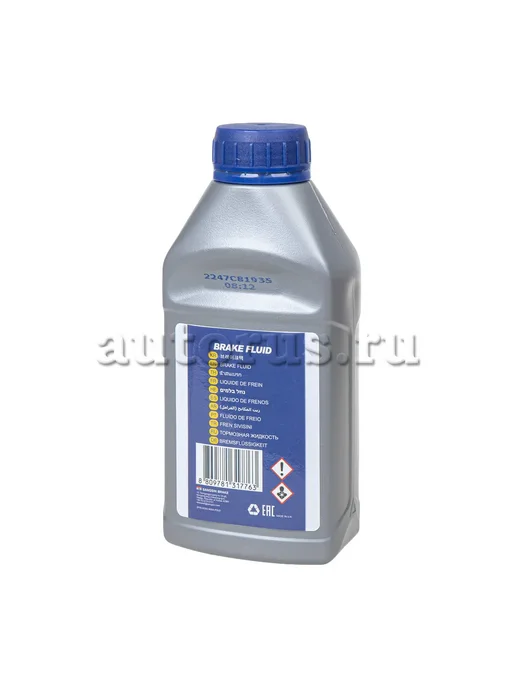 SANGSIN BRAKE Жидкость тормозная Hi-Q DOT4 0,5 л SBFL001, 0,5 л, фото 2