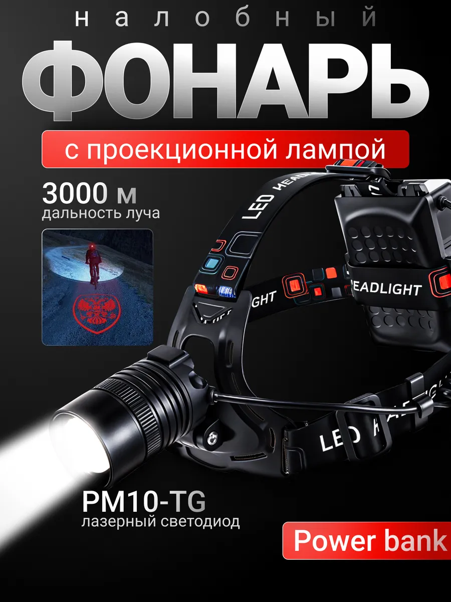 Фонарик налобный...