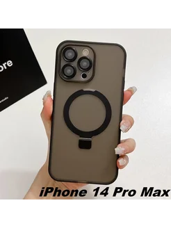 Чехол для iphone 14 Pro Max с MagSafe и кольцом подставкой