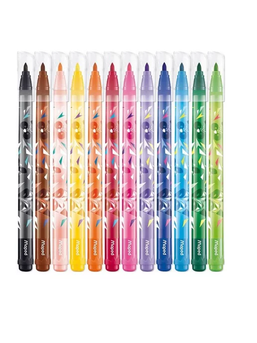 КанцИзобилие Фломастеры MAPED MINI CUTE 12 цветов, 12 цв., фото 2