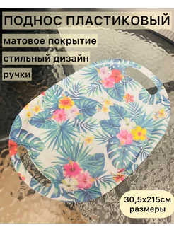 Поднос пластиковый прочный с бортиками 30,5х21,5см Cheap Store 267443444 купить за 258 ₽ в интернет-магазине Wildberries