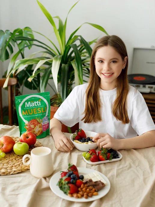 Matti Мюсли с Бананом и Шоколадом, 250г, 250 г, фото 7