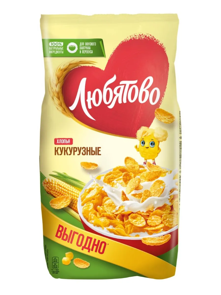 Хлопья кукурузные, 600 г