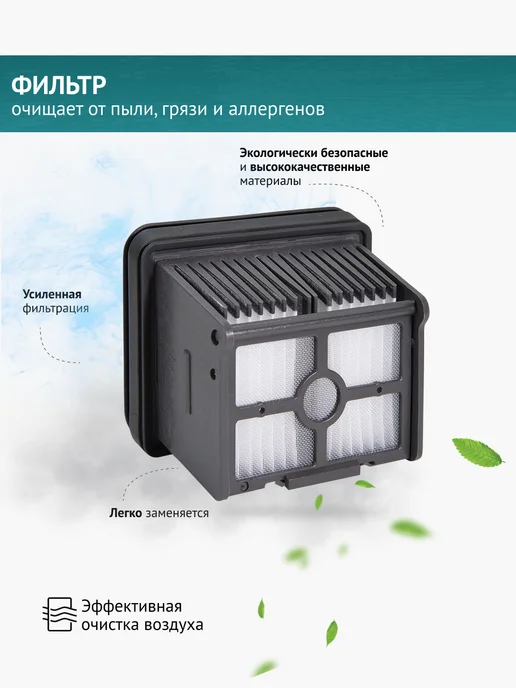 DOCTOR FILTERS HEPA фильтр 2шт. для пылесоса Dreame H12Pro, H13, 2 шт, фото 2