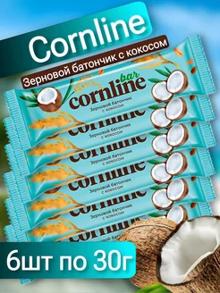 «Cornline», зерновой батончик с кокосом, 30г х6шт