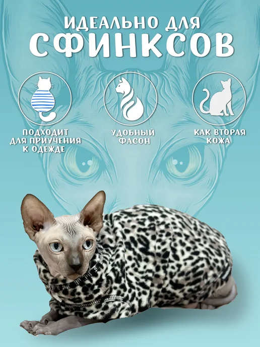 МОНМОРАНСИ Одежда свитер для сфинксов кошек, серый