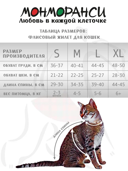 МОНМОРАНСИ Одежда свитер для сфинксов кошек, серый, фото 5